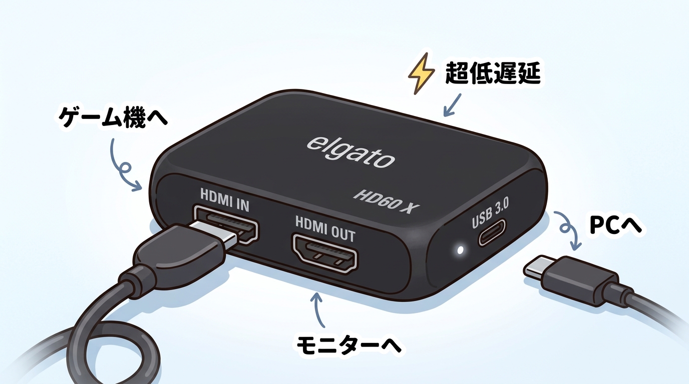 Elgato HD60 Xの製品画像