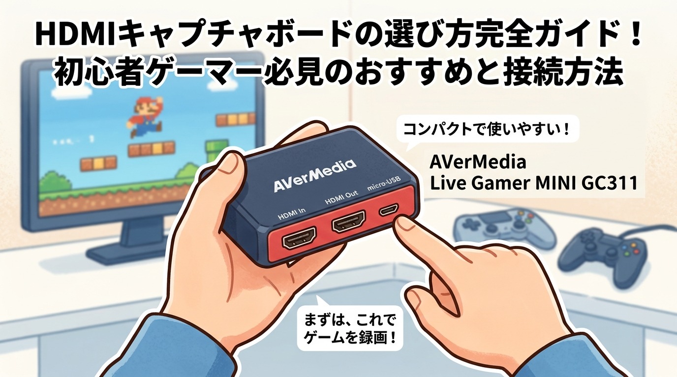 HDMIキャプチャボードの選び方完全ガイド
