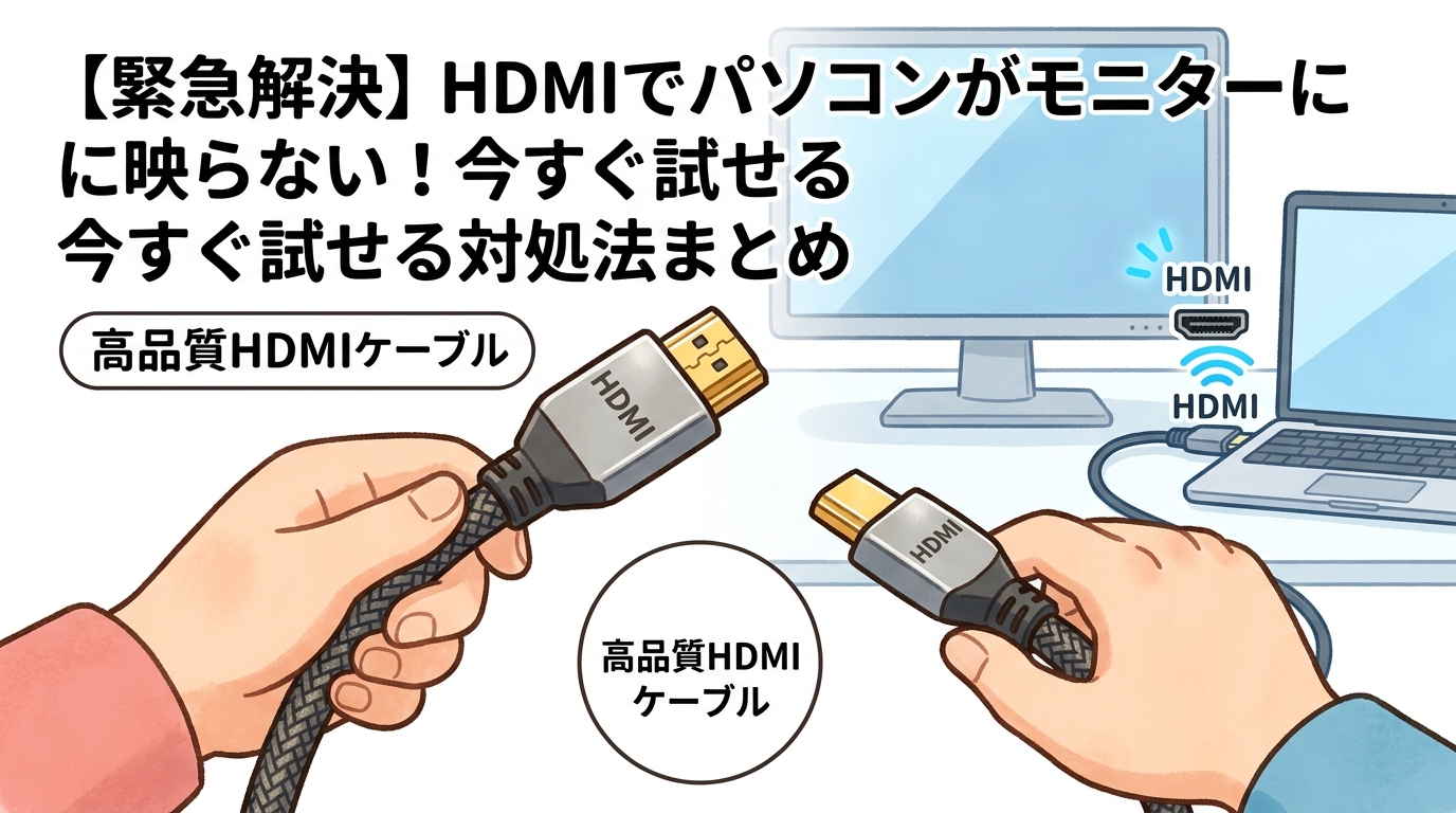 高品質なHDMIケーブルの画像