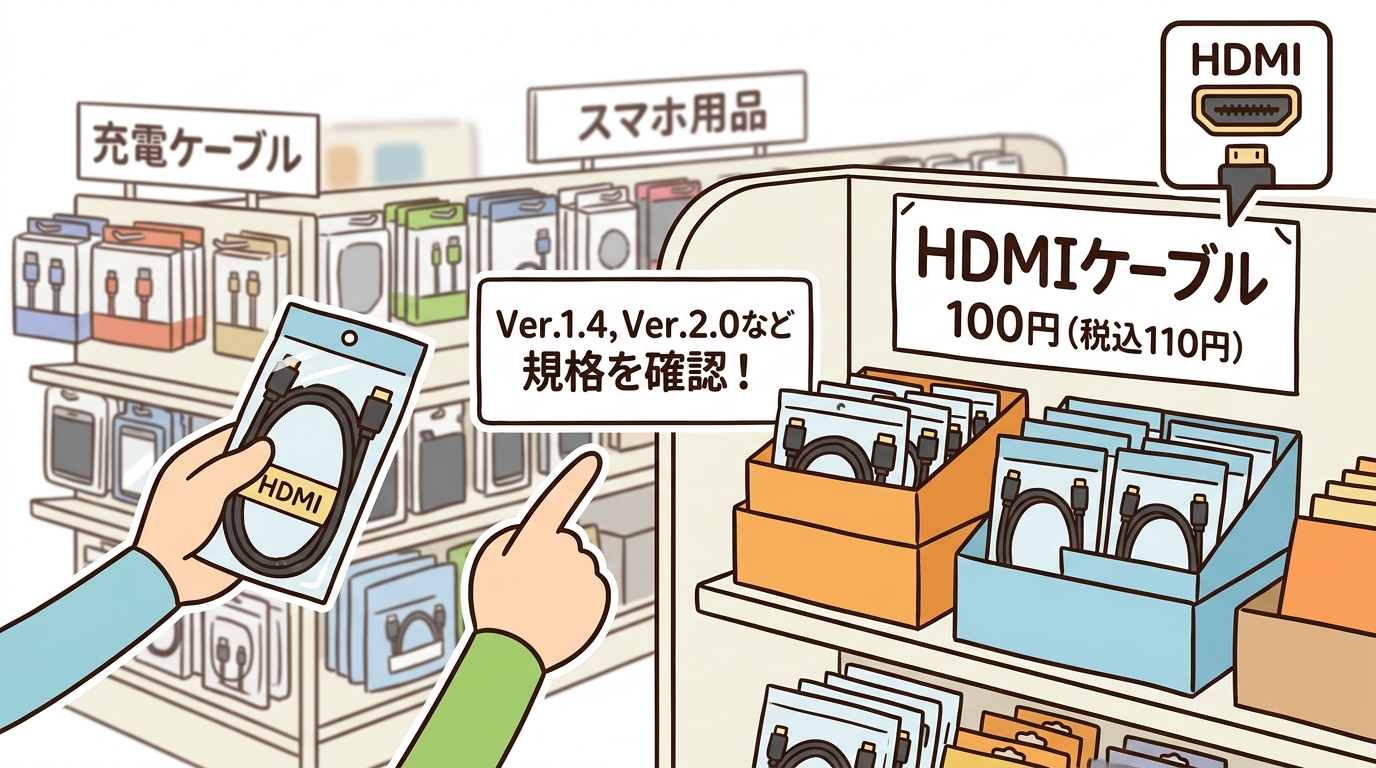 ダイソーなどの100円ショップの店舗外観または売り場の画像