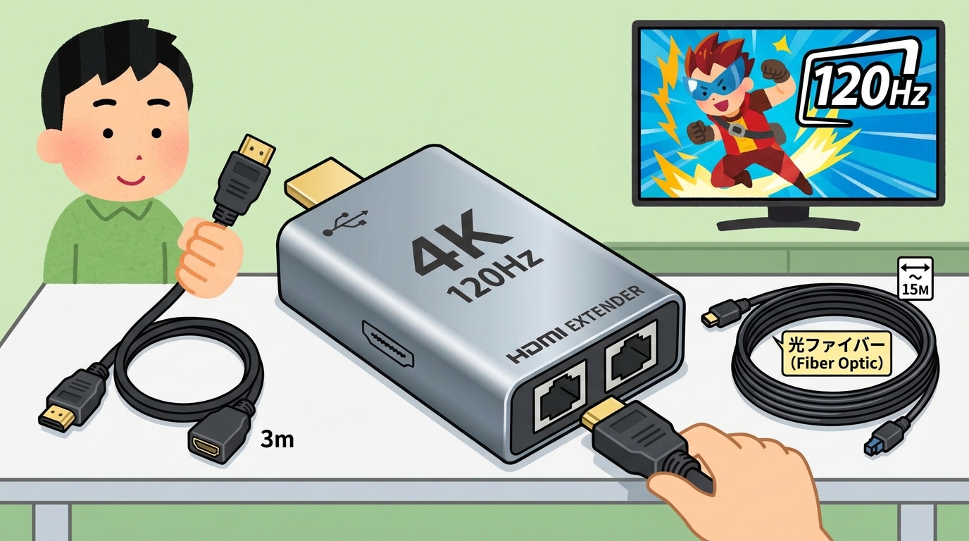 様々なHDMI延長機器のイメージ画像