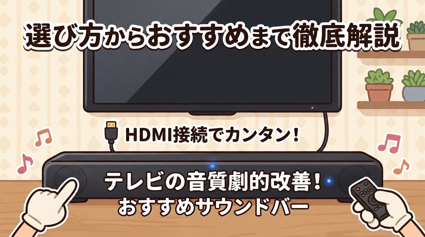 おすすめのサウンドバー製品の画像